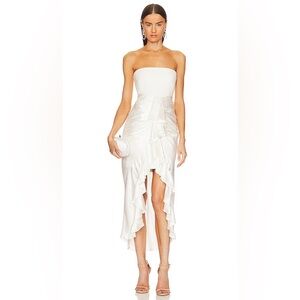 Cinq A Sept Georgiana Dress in Ivory Sz 0